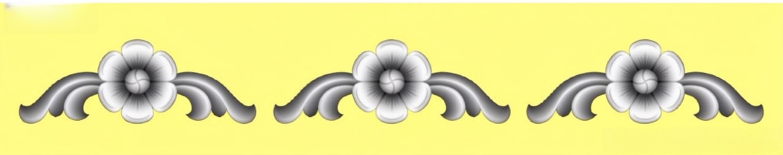 Mix - MIX-82 Floral Ornament Decorative Relief Carving 3D Model